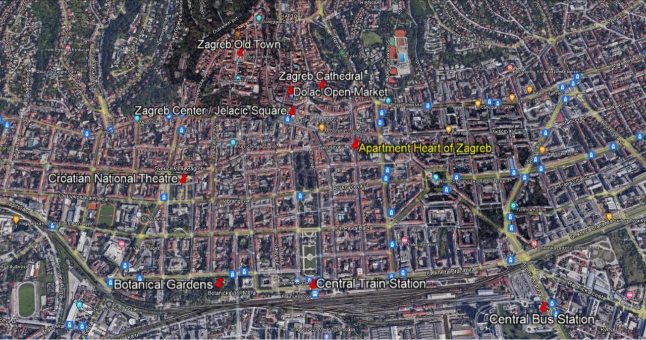 Apartment Heart Of زغرب المظهر الخارجي الصورة